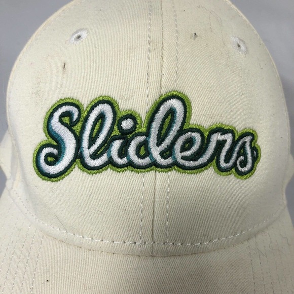 Sliders Baseball Hat Cap A Flex Size Small-Medium Flexfit Cursive Logo - Picture 4 of 12